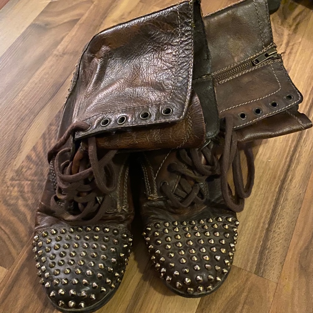Steve Madden Studded Combat Boot